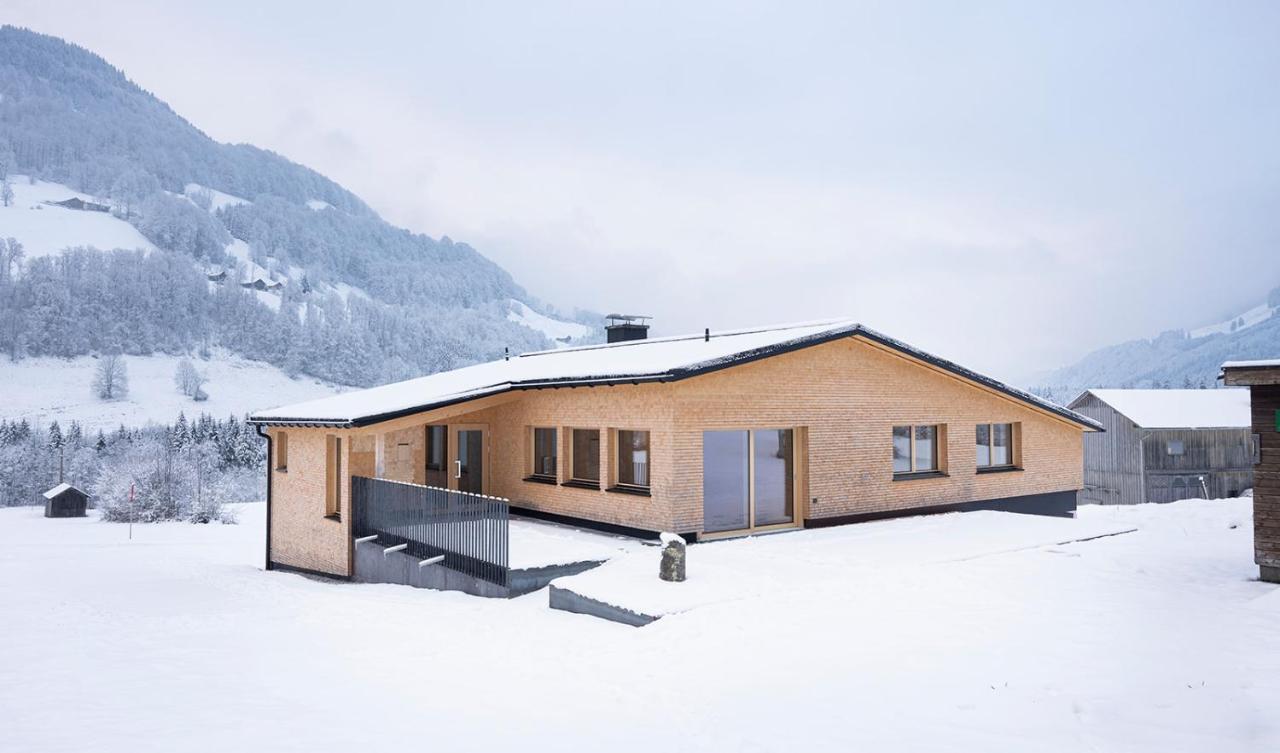 Ferienhaus Schihuette Mellau Villa Dış mekan fotoğraf